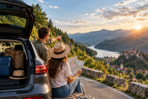 Mașină închiriată pentru un road trip în România: cum îți pregătești traseul mașină închiriată pentru road trip