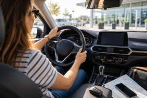 Prima dată la volanul unei mașini închiriate? Checklist pentru primele 10 minute prima dată la volanul unei mașini închiriate